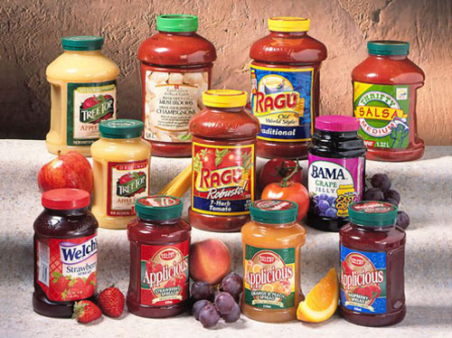 D F & B Wide mouth jar for cut fruit, pulp, Sauces